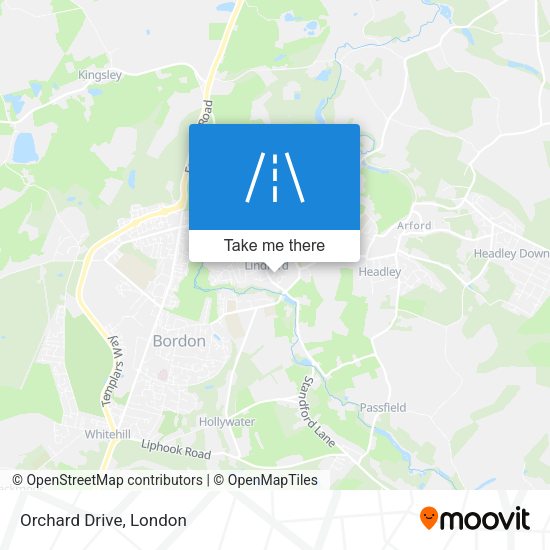 Orchard Drive map