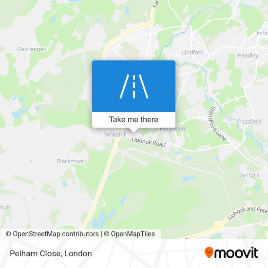 Pelham Close map