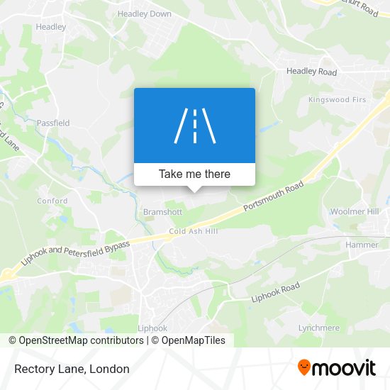 Rectory Lane map