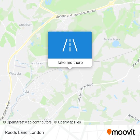 Reeds Lane map
