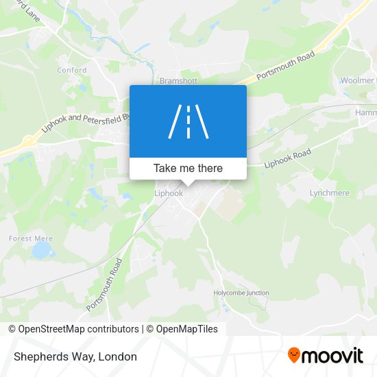 Shepherds Way map