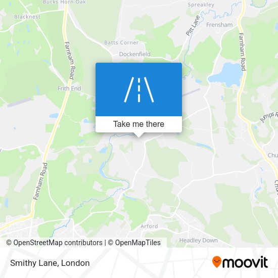 Smithy Lane map