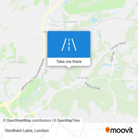 Stodham Lane map