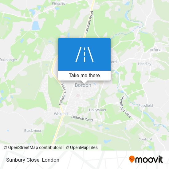 Sunbury Close map