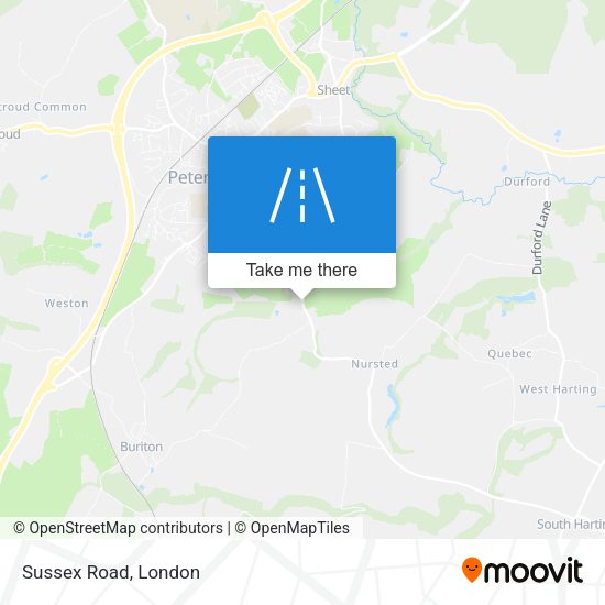 Sussex Road map