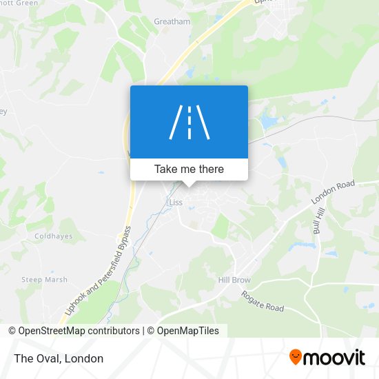 The Oval map