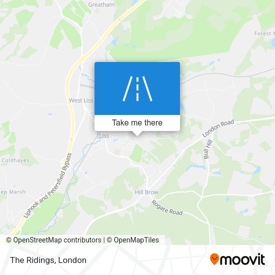The Ridings map