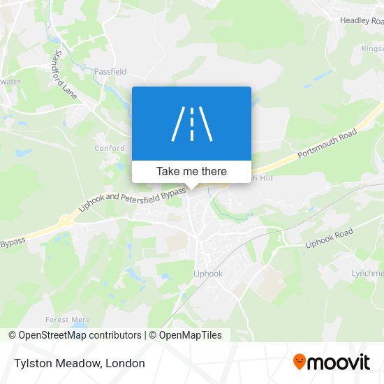 Tylston Meadow map
