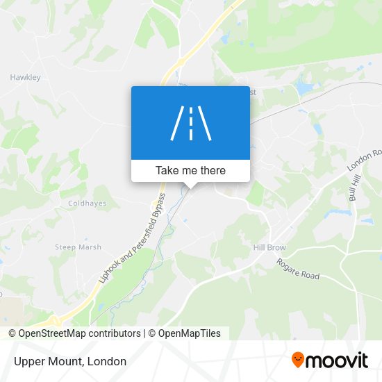 Upper Mount map