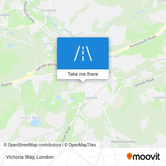 Victoria Way map