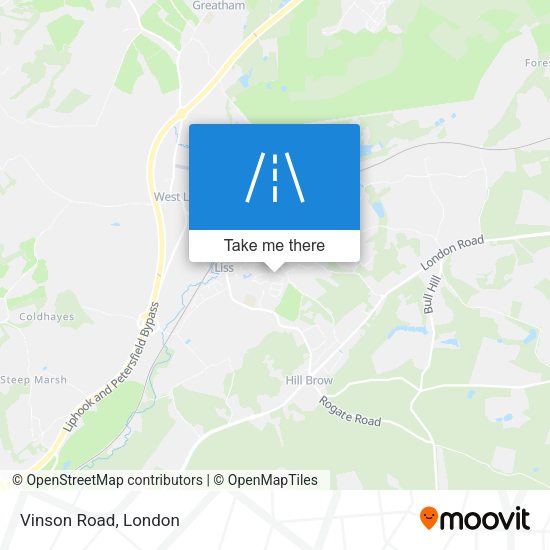 Vinson Road map