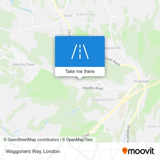 Waggoners Way map