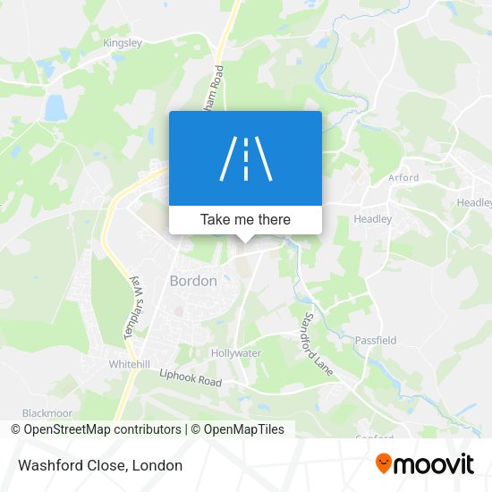 Washford Close map