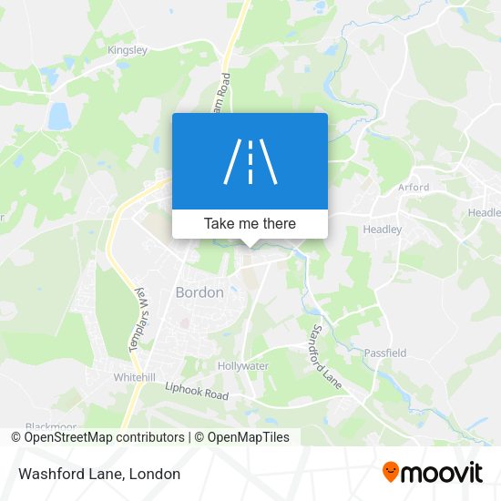 Washford Lane map