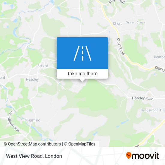 West View Road map