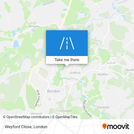 Weyford Close map
