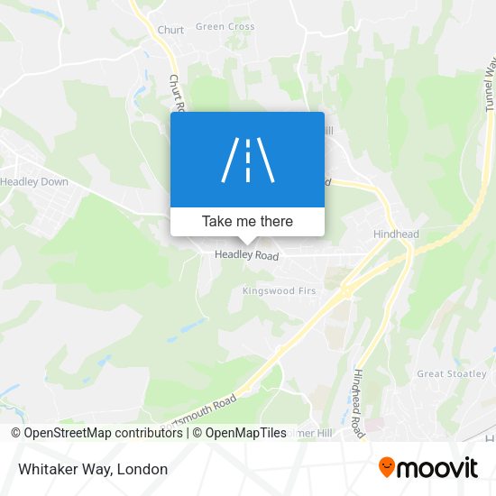 Whitaker Way map