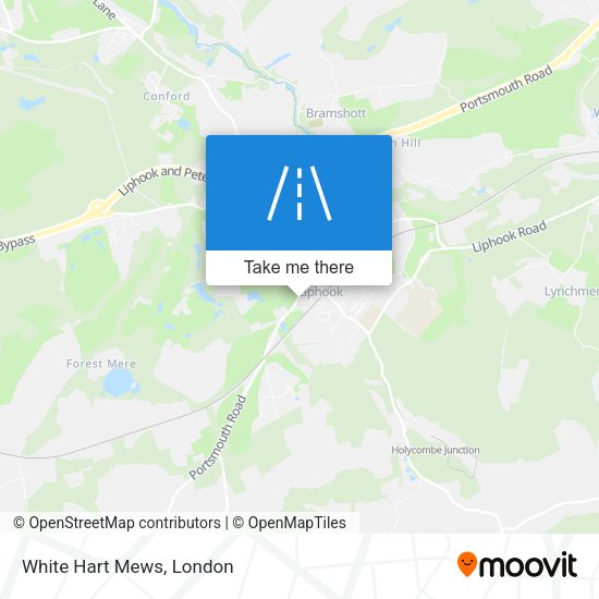 White Hart Mews map