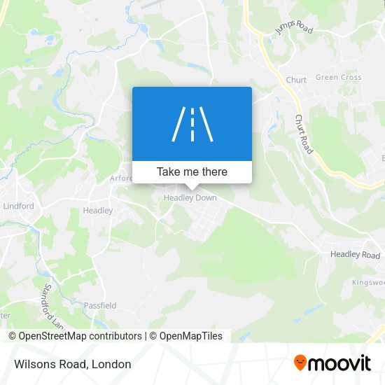 Wilsons Road map