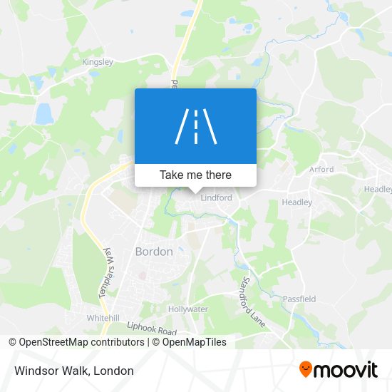 Windsor Walk map