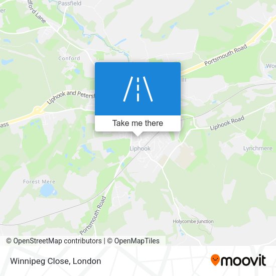 Winnipeg Close map