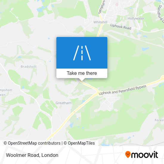 Woolmer Road map