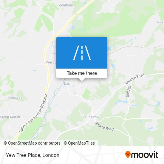 Yew Tree Place map