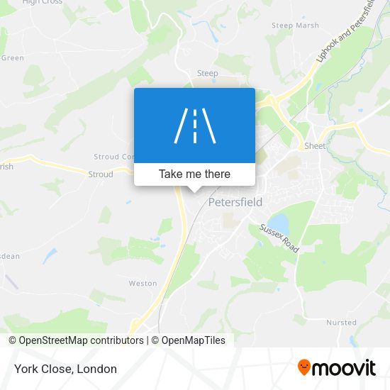 York Close map