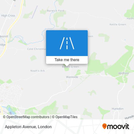 Appleton Avenue map