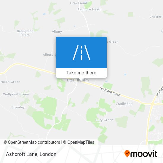 Ashcroft Lane map
