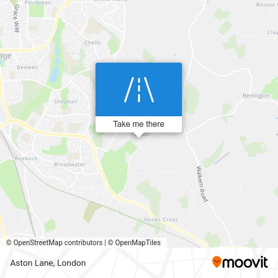 Aston Lane map