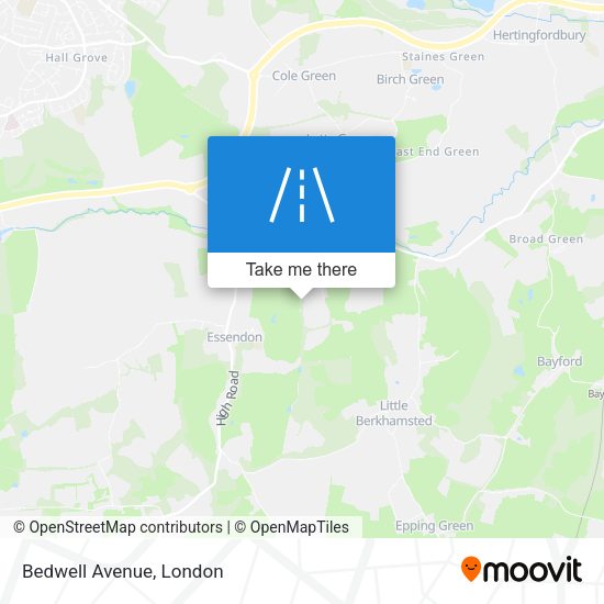 Bedwell Avenue map
