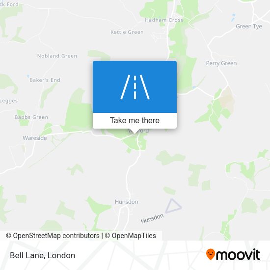 Bell Lane map
