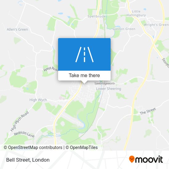 Bell Street map
