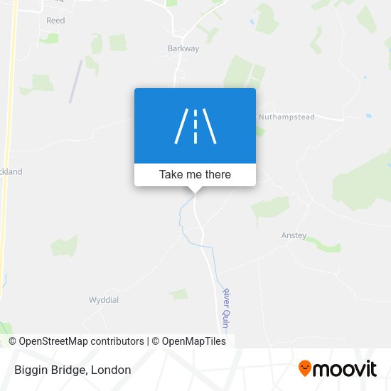 Biggin Bridge map