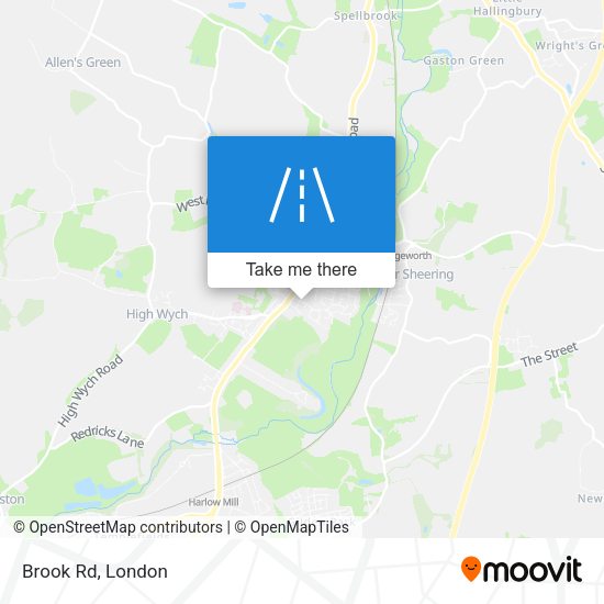 Brook Rd map