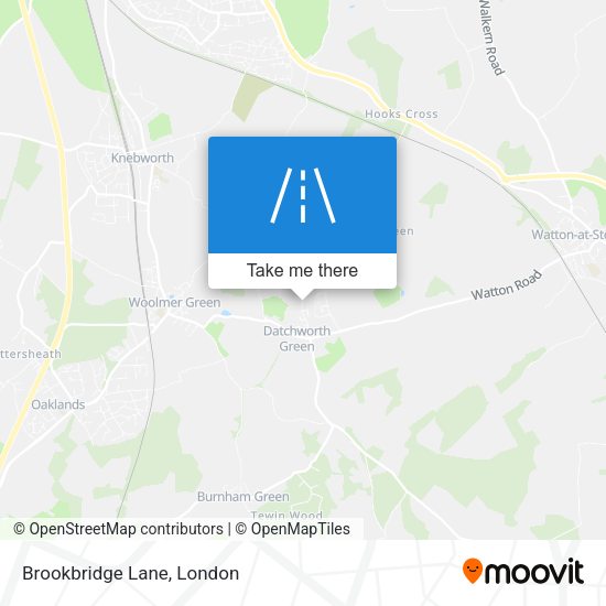 Brookbridge Lane map