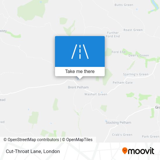 Cut-Throat Lane map