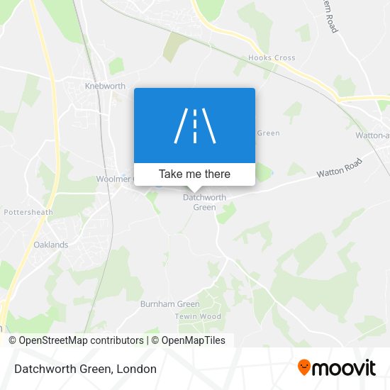 Datchworth Green map