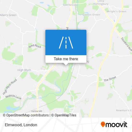 Elmwood map