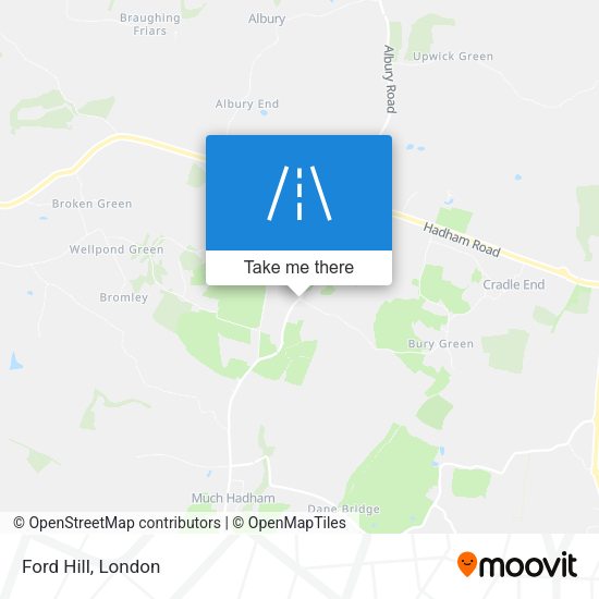 Ford Hill map
