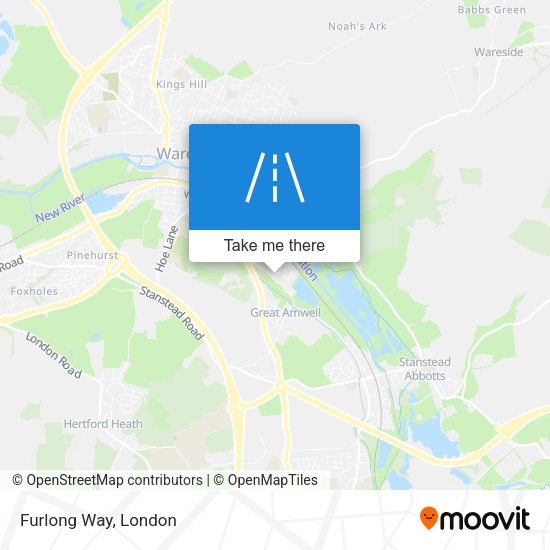 Furlong Way map