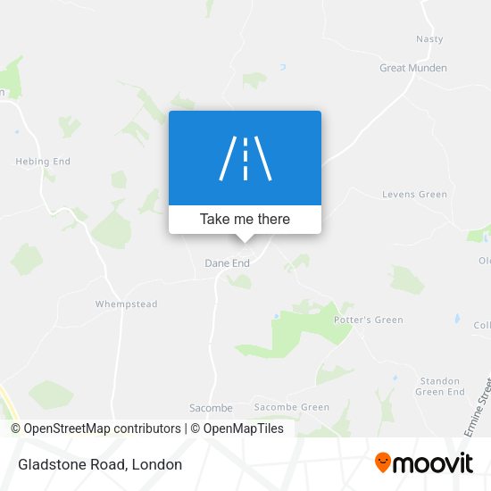 Gladstone Road map