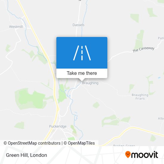 Green Hill map