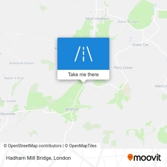 Hadham Mill Bridge map