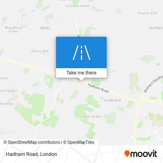 Hadham Road map