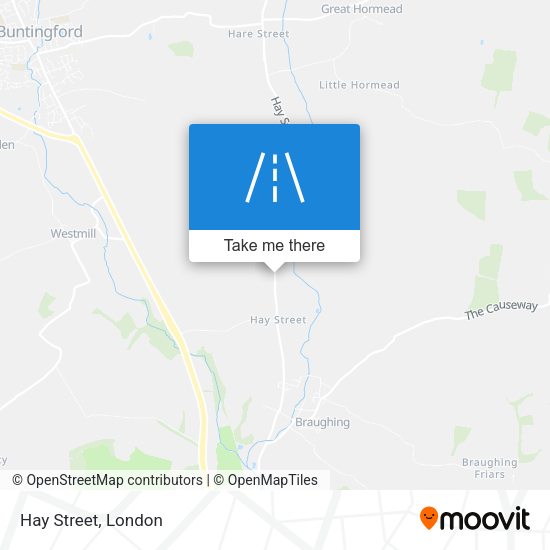 Hay Street map