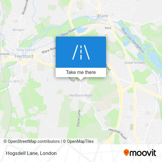 Hogsdell Lane map