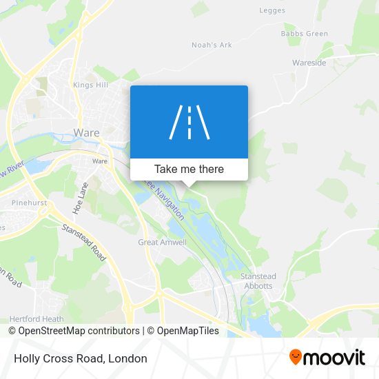 Holly Cross Road map