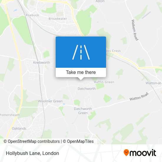 Hollybush Lane map